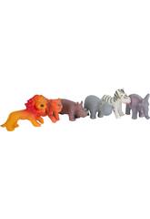 Set 6 Animali Giungla 10 cm.