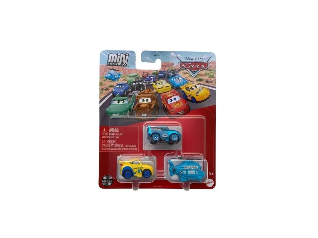 Cars Pack 3 Mini Racers Mattel GKG01