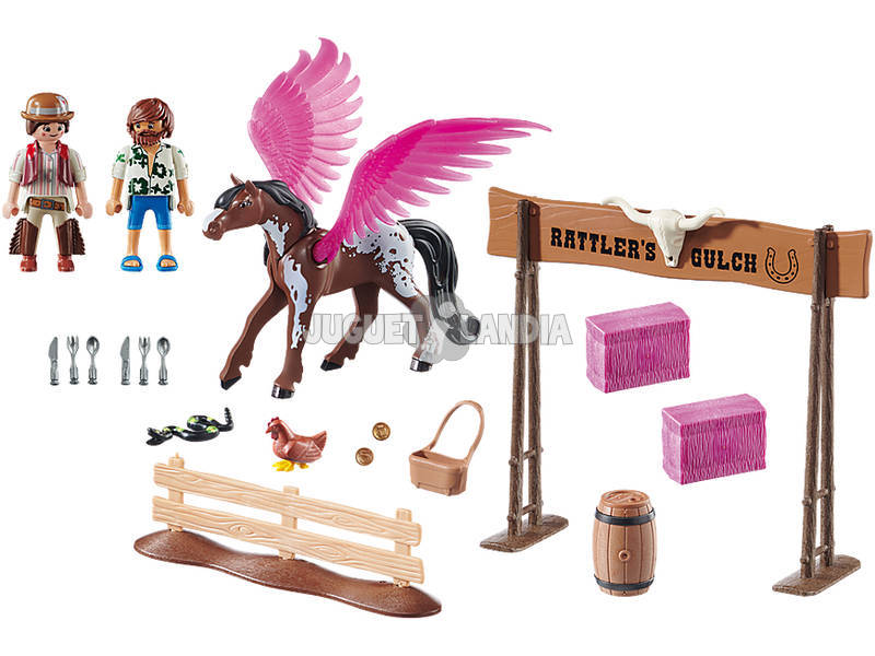Playmobil The Movie Marla, Del et Cheval ailé 70074