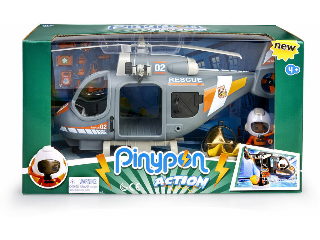 Pinypon Action Elicottero di Salvataggio Famosa 700015350
