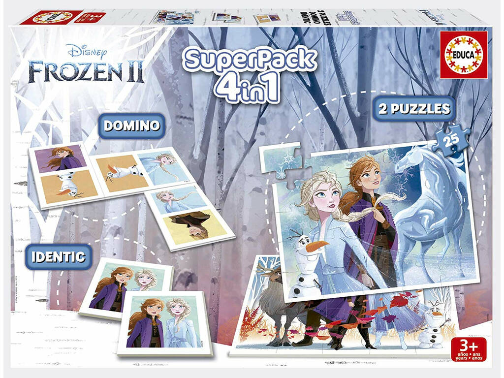 Frozen Superpack 4 in 1 Educa 18378