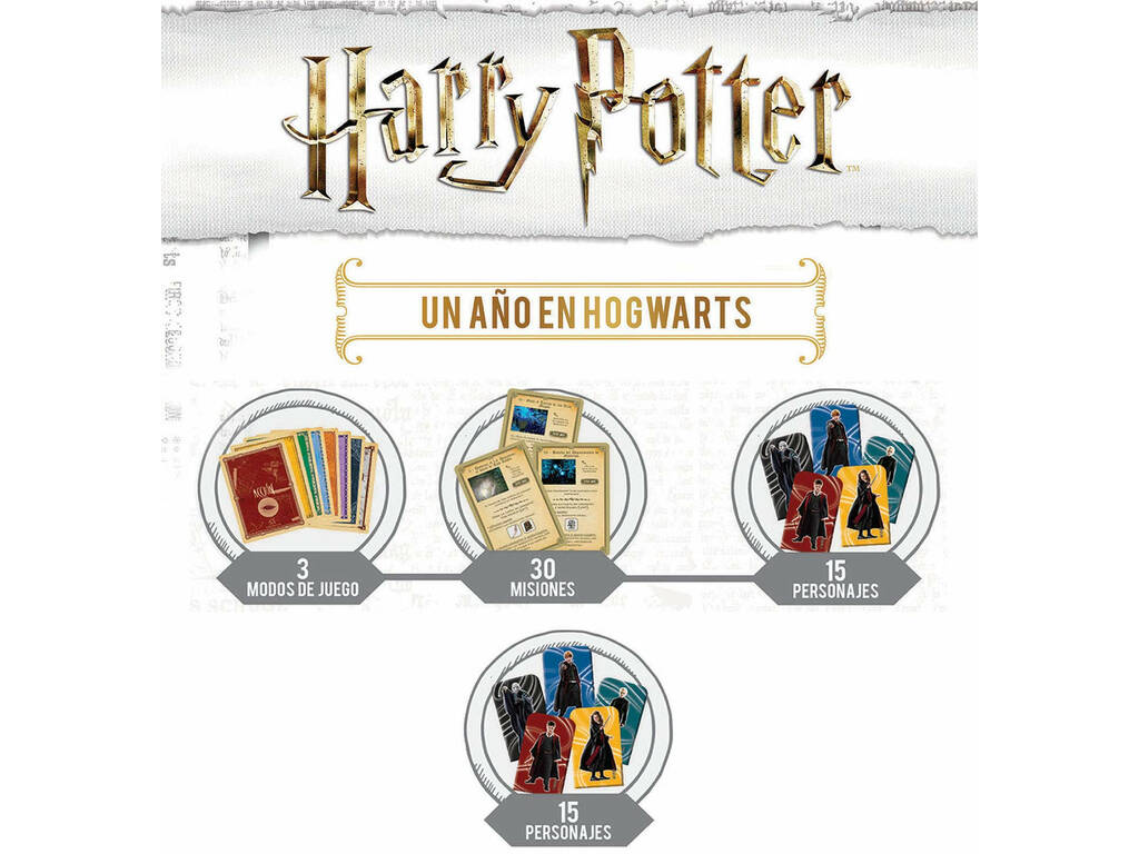Jeu de Société Harry Potter Un An à Poudlard Educa 18357 