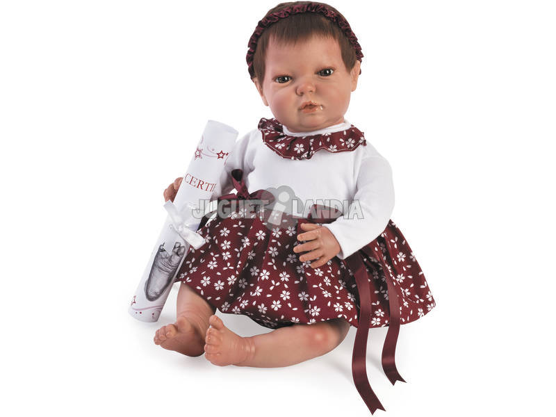 Boneca Reborn Leire 50 cm. Balão Joluca 50111- CA