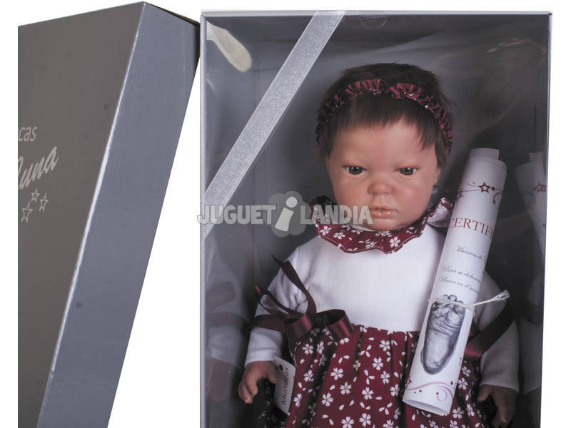 Boneca Reborn Leire 50 cm. Balão Joluca 50111- CA