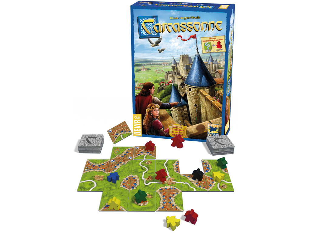 Carcassonne, Gioco da tavolo Devir BGCARCAS