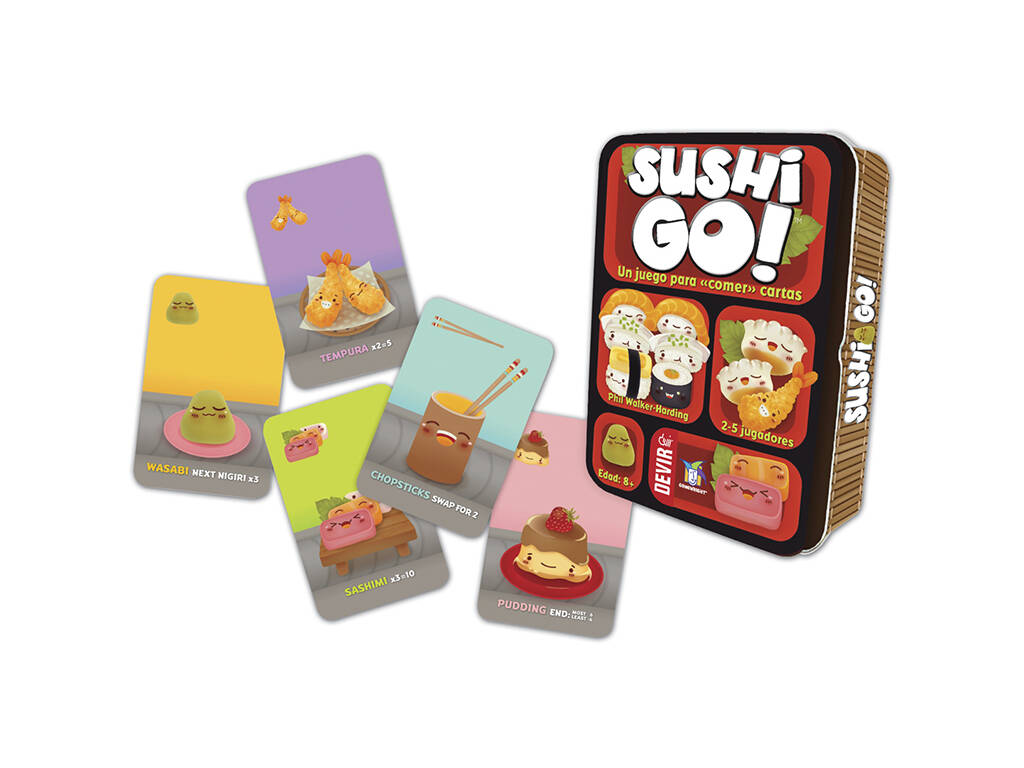 Gioco da Tavolo Sushi Go!, Gioco di Carte Devir BGSUSHI