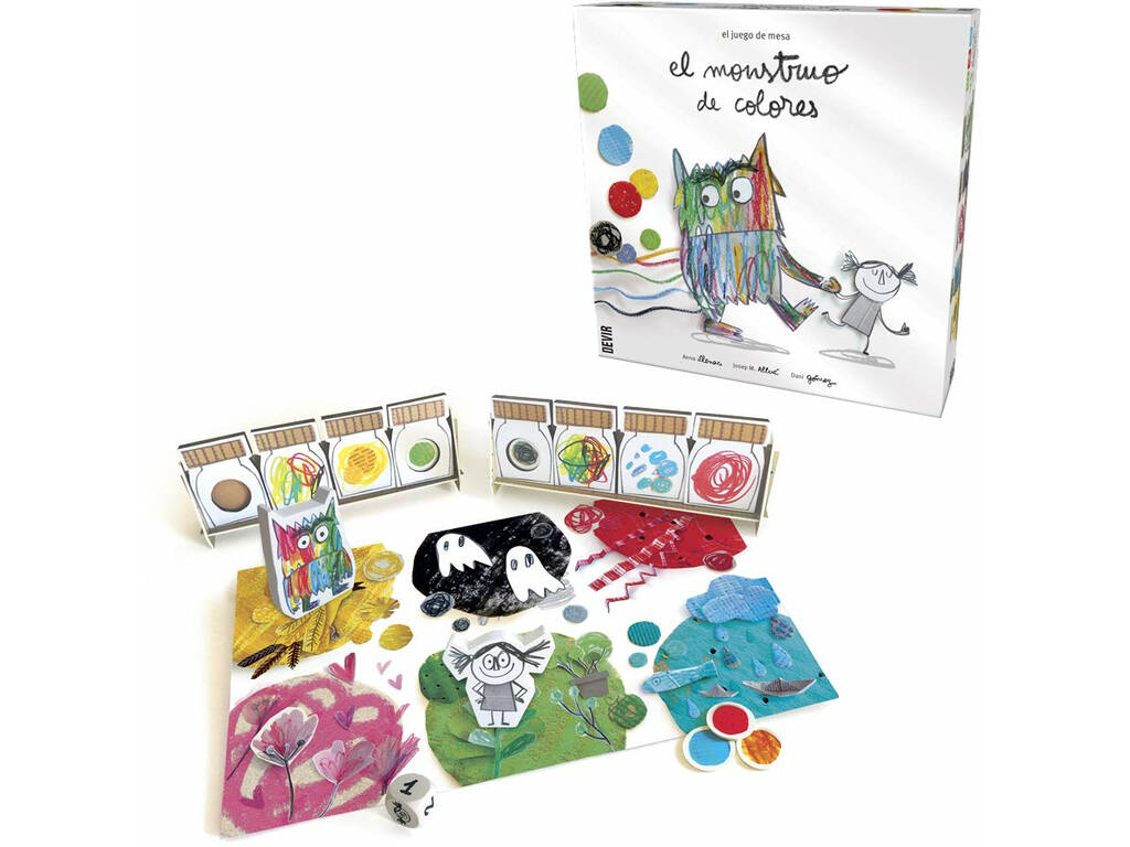 Gioco da Tavola per bambini Mostro Dei Colori Devir BGMONSP