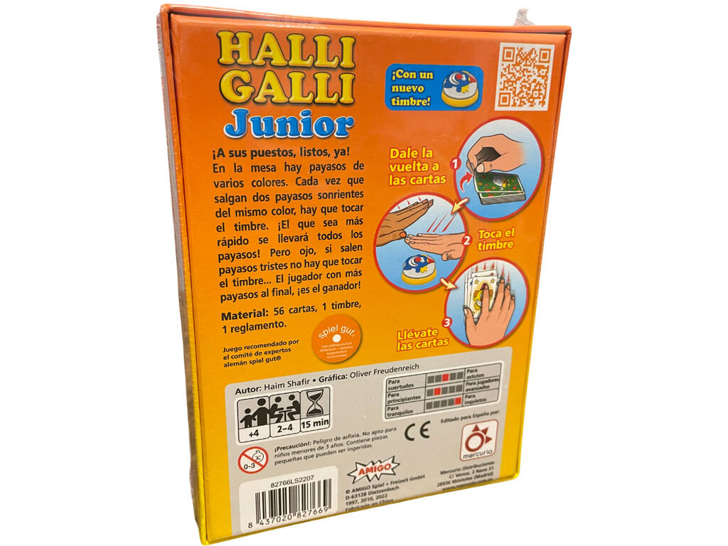 Gioco da Tavolo Halli Galli Jr. Mercurio A0033