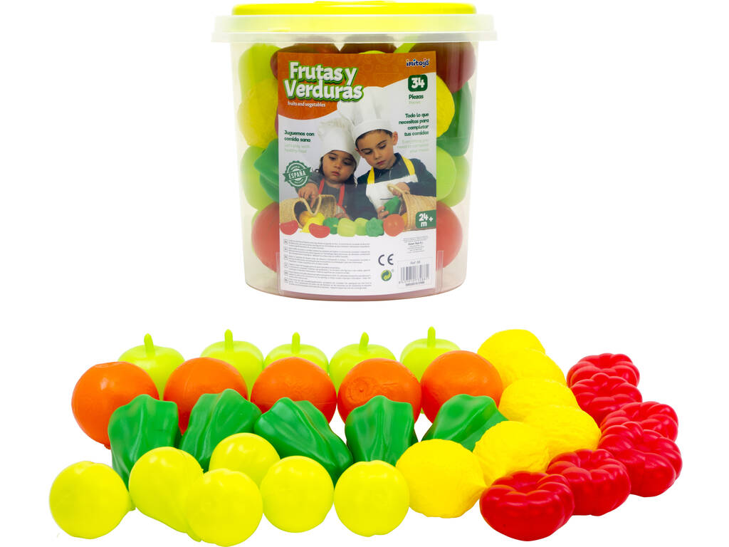 Set Frutta e Verdura 34 Pezzi