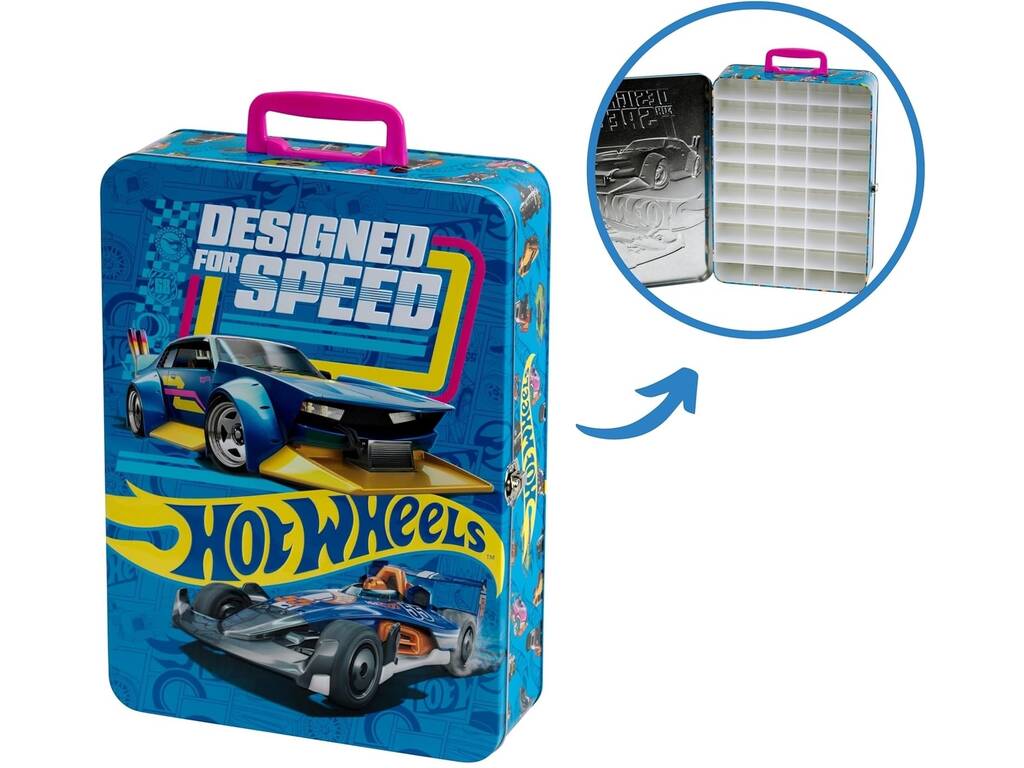 Hot Wheels Valigetta per 50 Auto Klein 2881