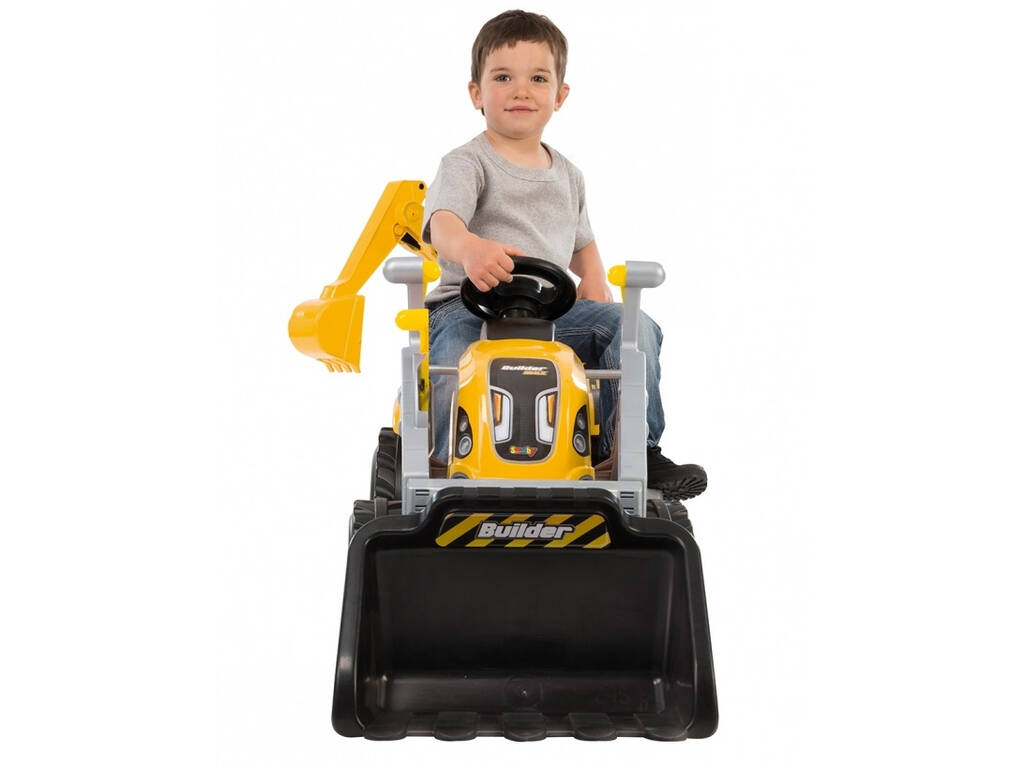 Tracteur Builder Max Avec Remorque Smoby 710301