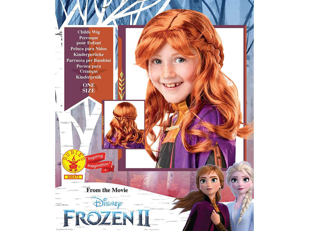Frozen II Perruque Pour Enfants Anna Rubies 300473