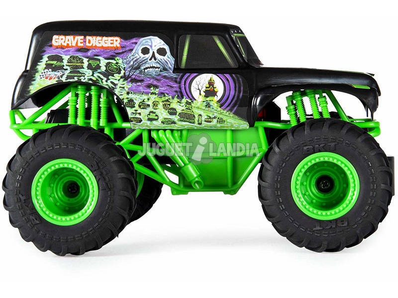 Radio Control Monster Jam Grave Diver 1:24 Bizak 61926682 Teledirigido