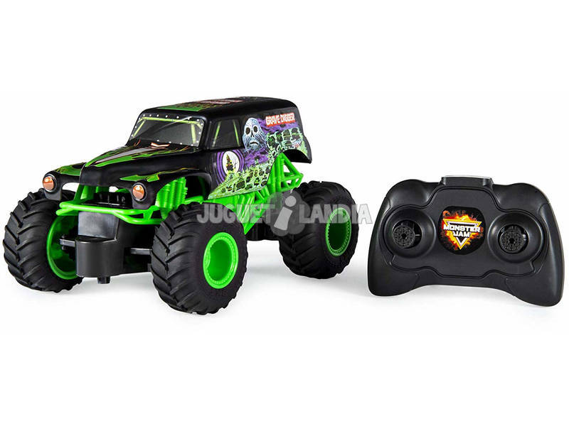 Radio Control Monster Jam Grave Diver 1:24 Bizak 61926682 Teledirigido