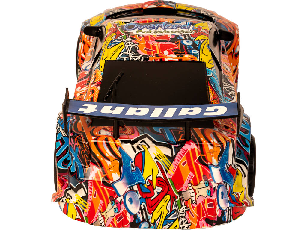 Auto Ad Attrito Racing Car Graffiti Tiger 48 cm.