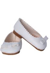 Ballerines Cuir Blanc Mariquita Pérez MP30043 