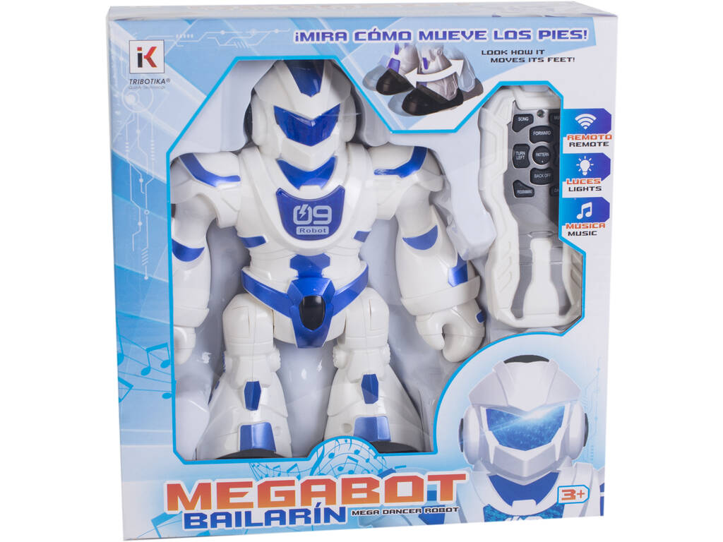 Robot Danseur Radiocommandé 23.5 cm. avec des lumières et des sons