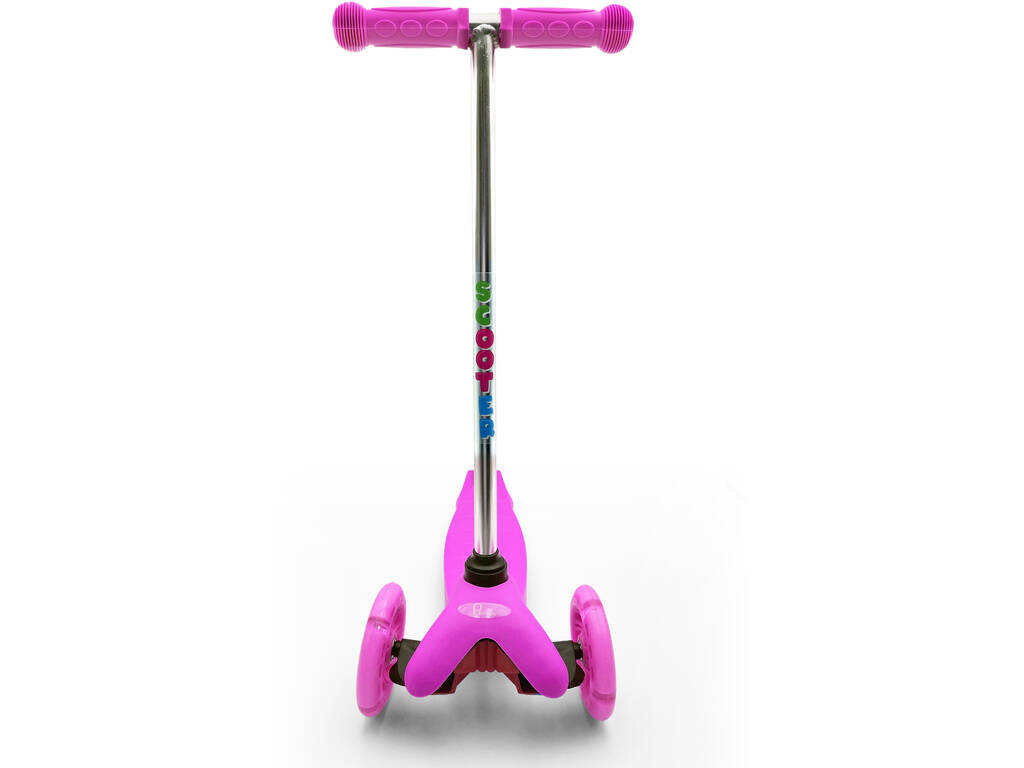 Patinete Rosa de 3 Ruedas con Luz - imagen 2