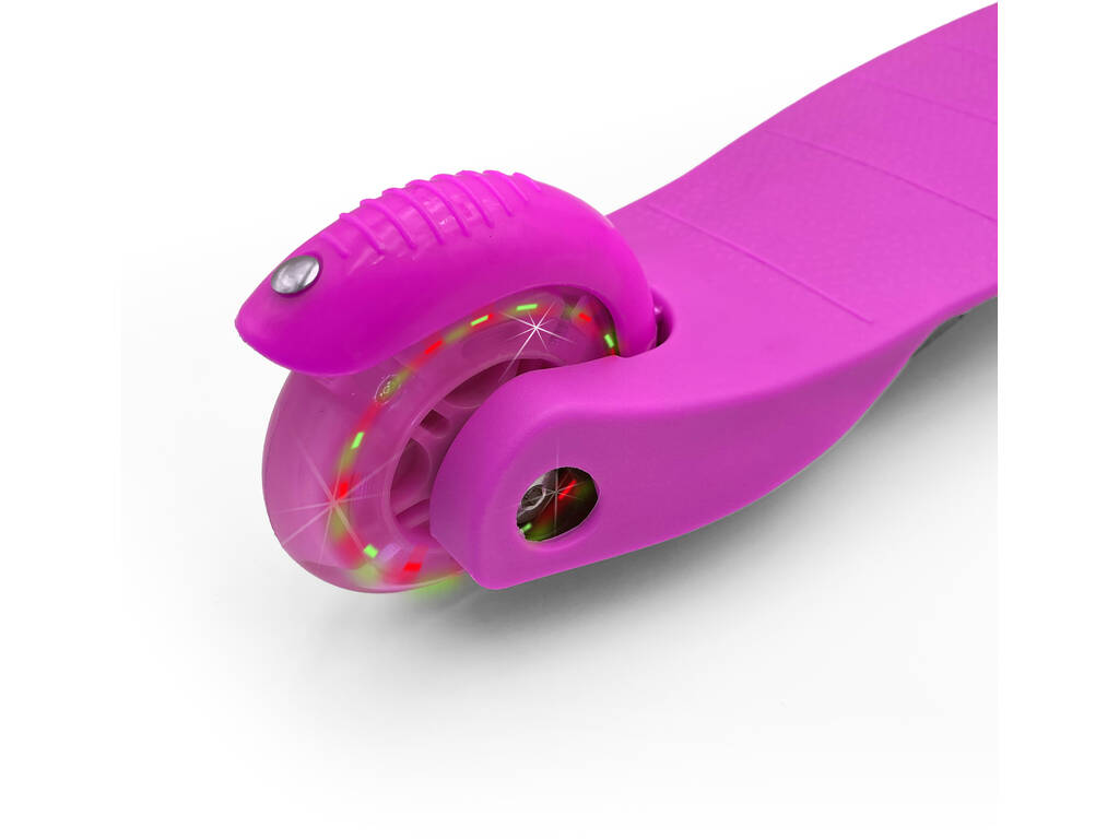Patinete Rosa de 3 Ruedas con Luz - imagen 7