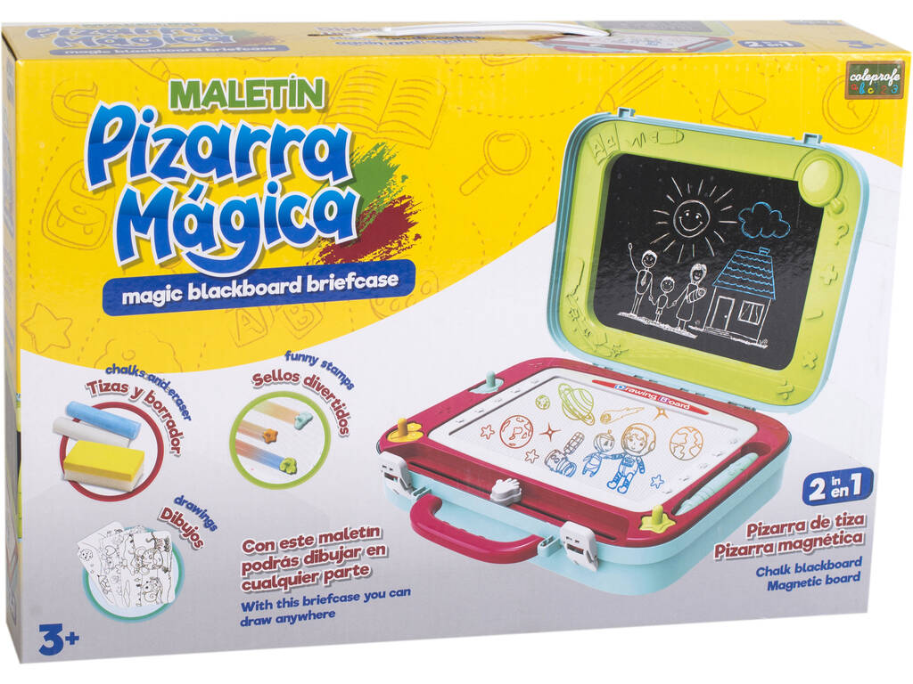 Mallette Tableau Magique 2 en 1 avec des Accessoires