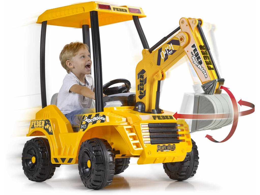 Véhicule Feber Super Digger 12v. Famosa 800012320