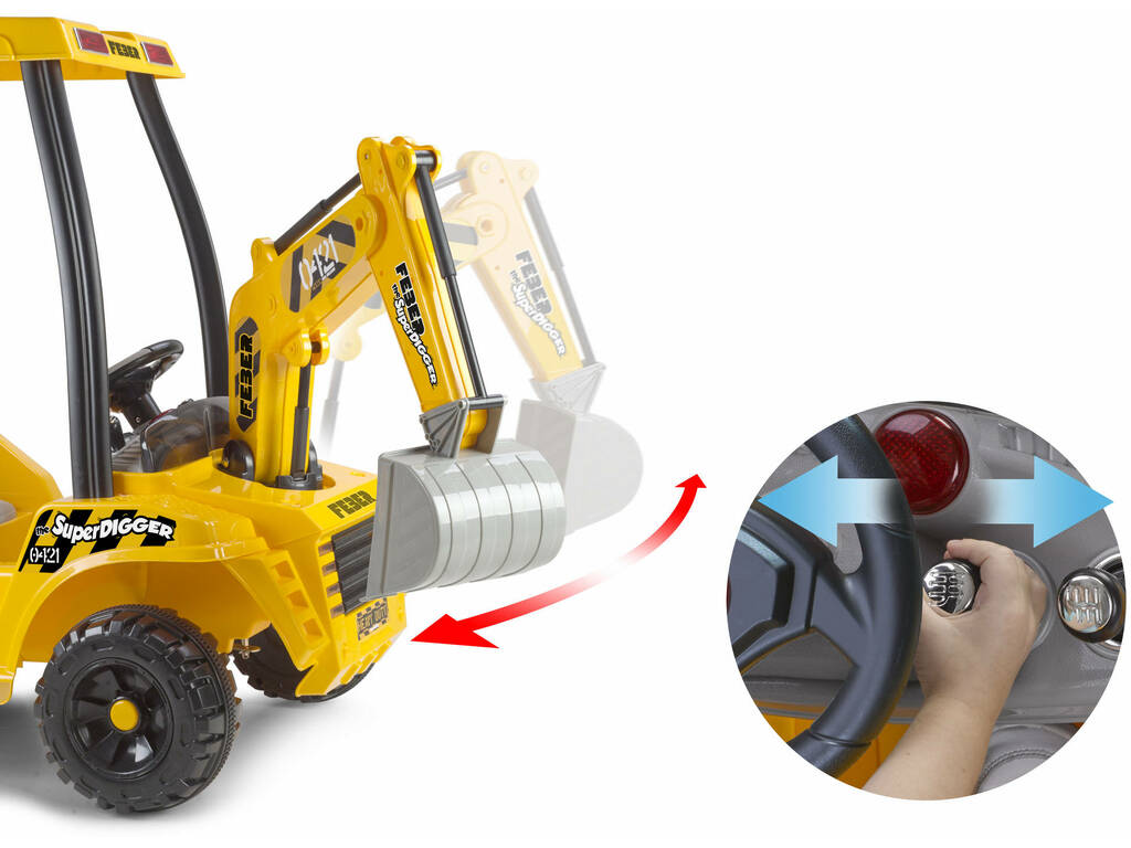 Véhicule Feber Super Digger 12v. Famosa 800012320