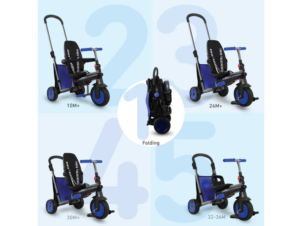 Triciclo Smartfold 300 Blu SmarTrike 5030800