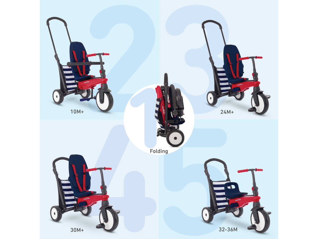 Triciclo Smartfold 300 Vermelho SmarTrike 5030100