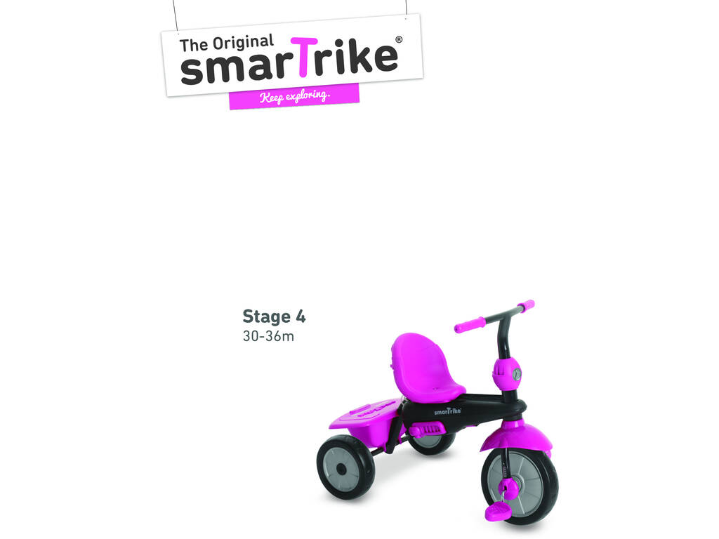 Trycicle Vanilla Plus Rose SmarTrike 6654100