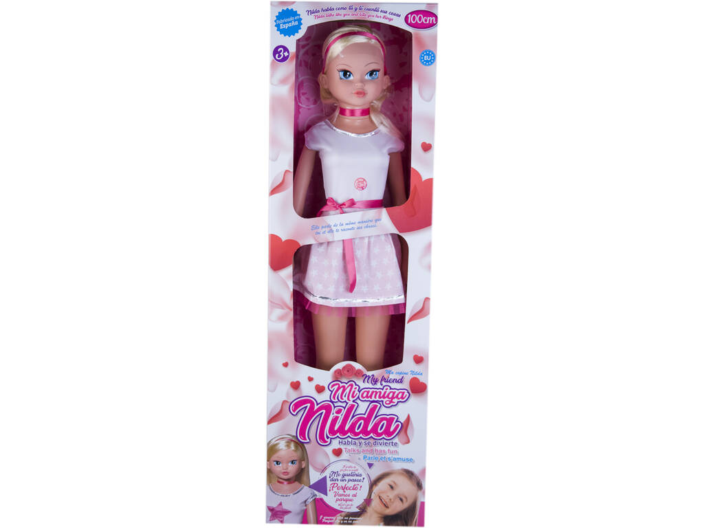 Muñeca Nilda Habladora Francés 100 cm.