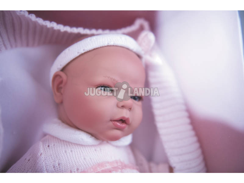 Boneca Reborn Vestido Lã Rosa