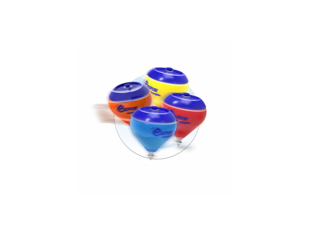E-Spin Énergie 2 Toupies Avec Lanceur Electropower Usine de Jouets 89085