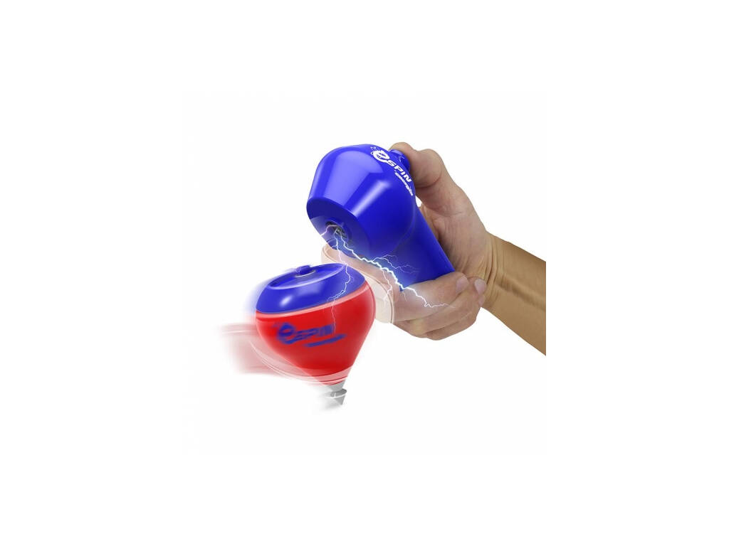 E-Spin Énergie 2 Toupies Avec Lanceur Electropower Usine de Jouets 89085