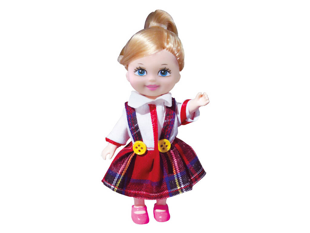 Playset Autobus Scolastico trasformabile 47 pezzi con Bambola 12 cm.