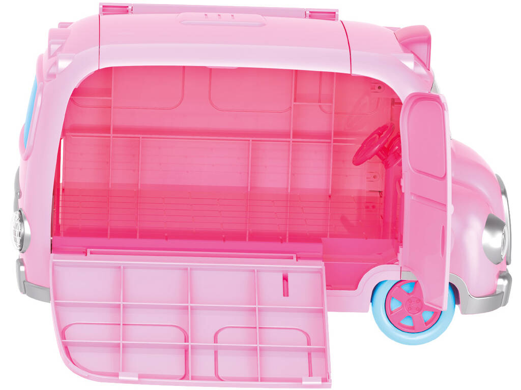 Playset Autobus Scolastico trasformabile 47 pezzi con Bambola 12 cm.