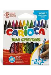 Carioca Pack 12 Lápices de Cera