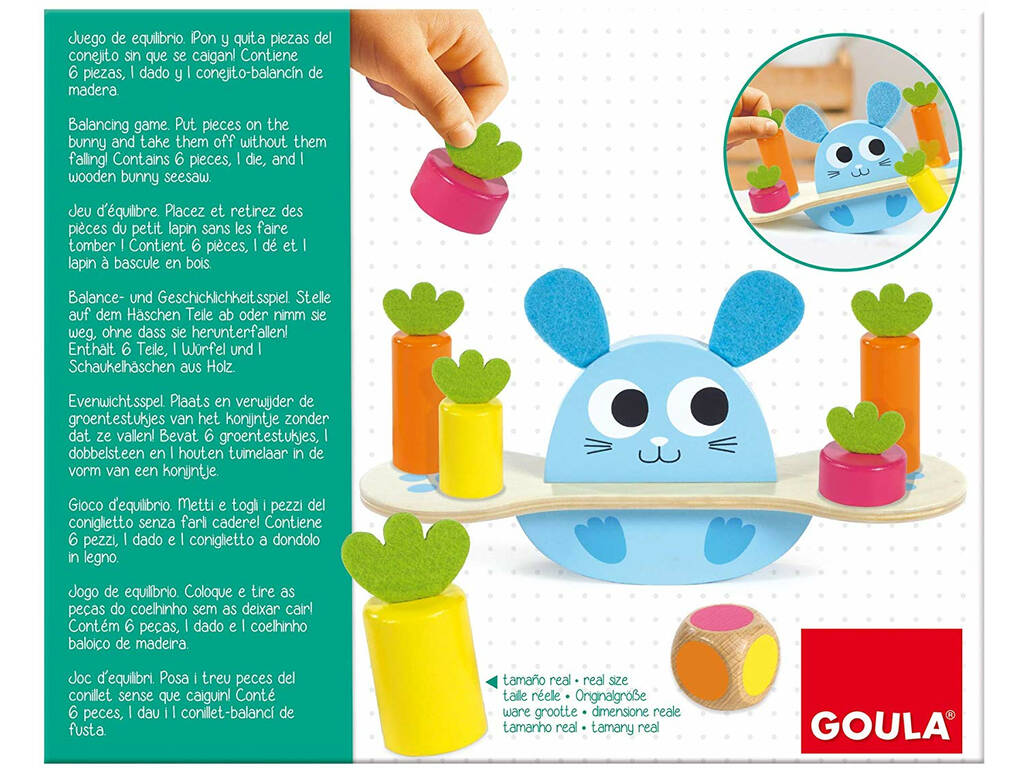 Bunny's Garden Jeu d’équilibre Goula 55246