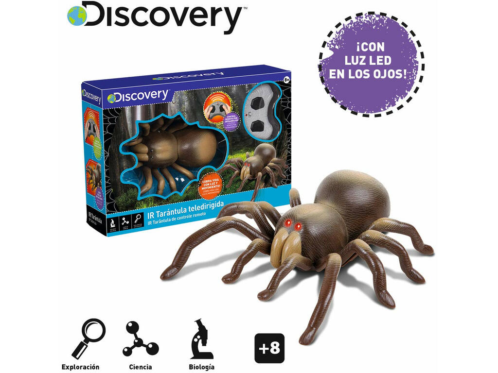Radio Controle Tarentule Discovery World Brands 6000376