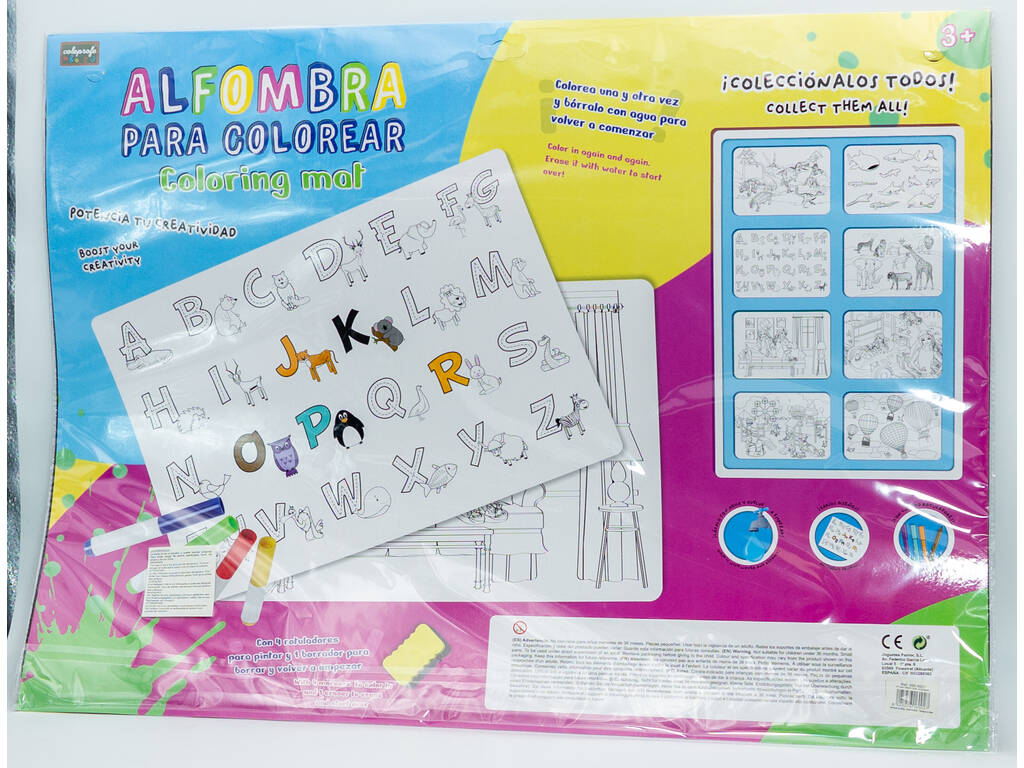 Tappeto per Colorare Dinosauri 