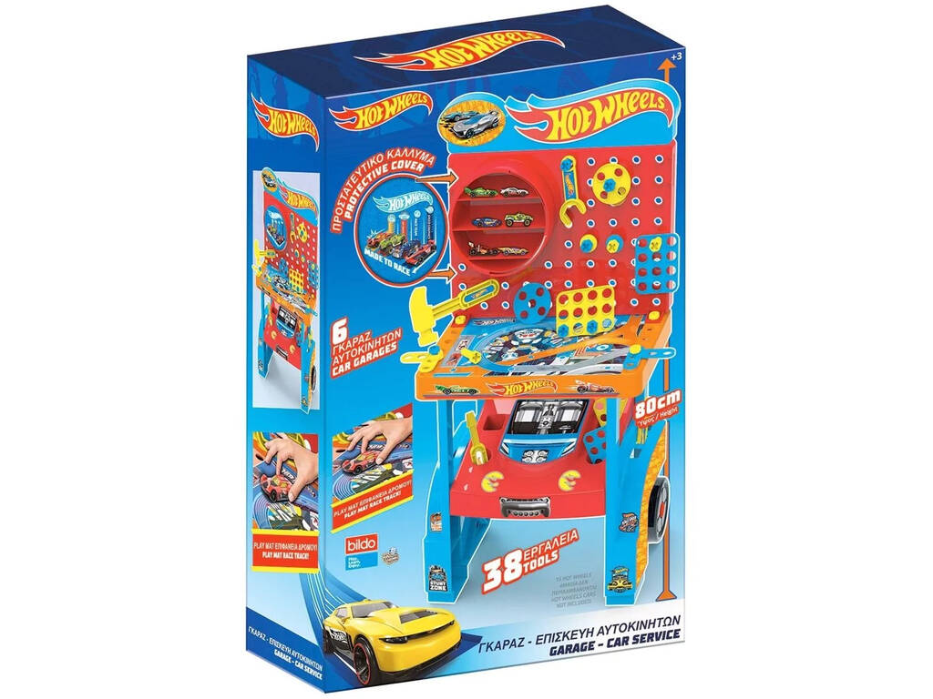 Hot Wheels Garage e banco degli attrezzi Valuvic B-9692