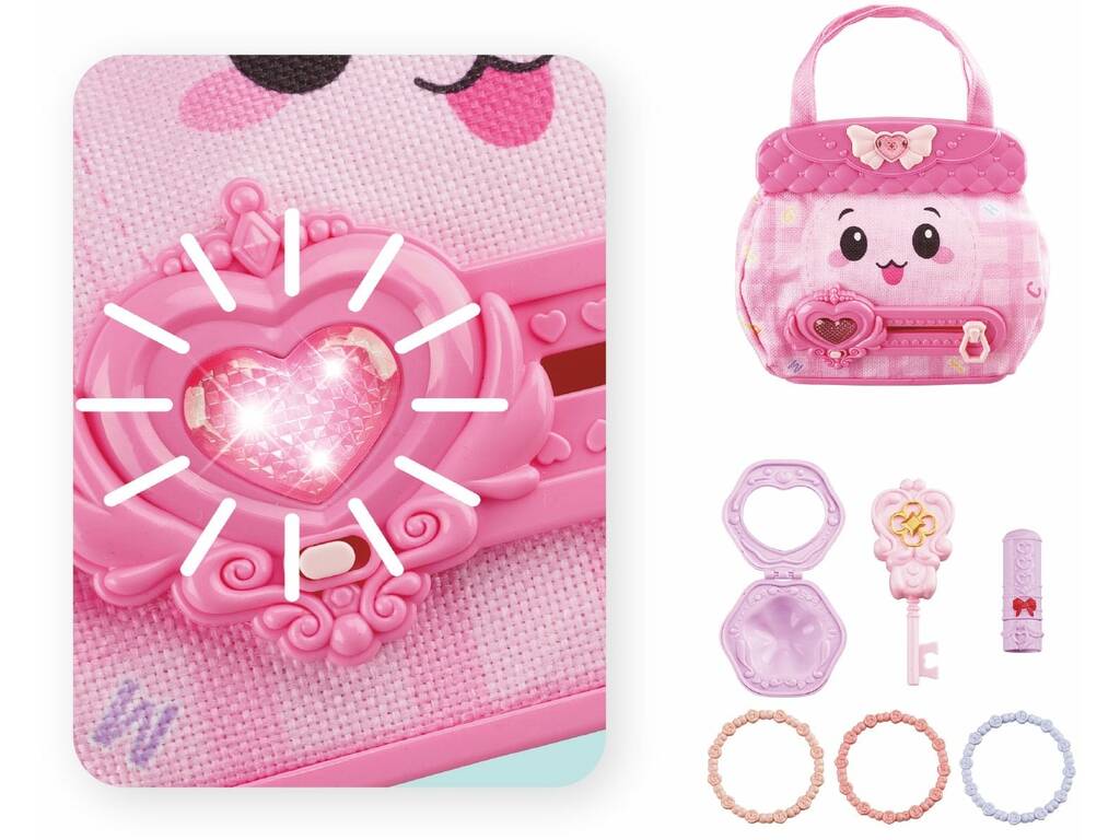 Borsa Glamour Rosa con luci, suoni e accessori
