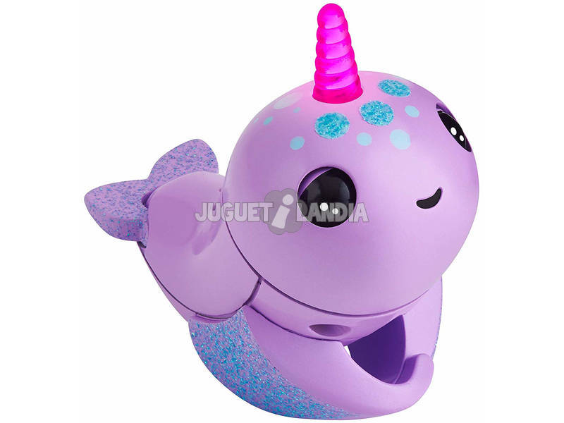 Fingerlings Light Up Narwhal Nelly WowWee 3696