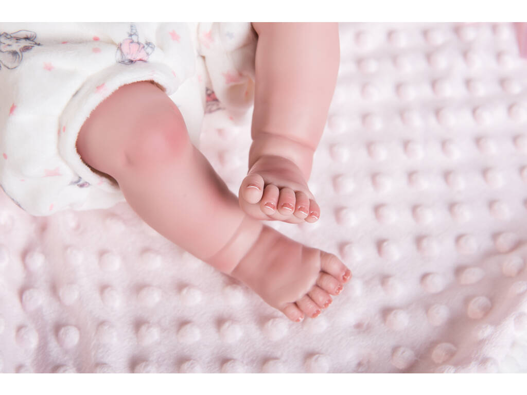 Poupée Mon Petit Reborn Chauve 42 cm. Bonnet Dormeur Berbesa 4551