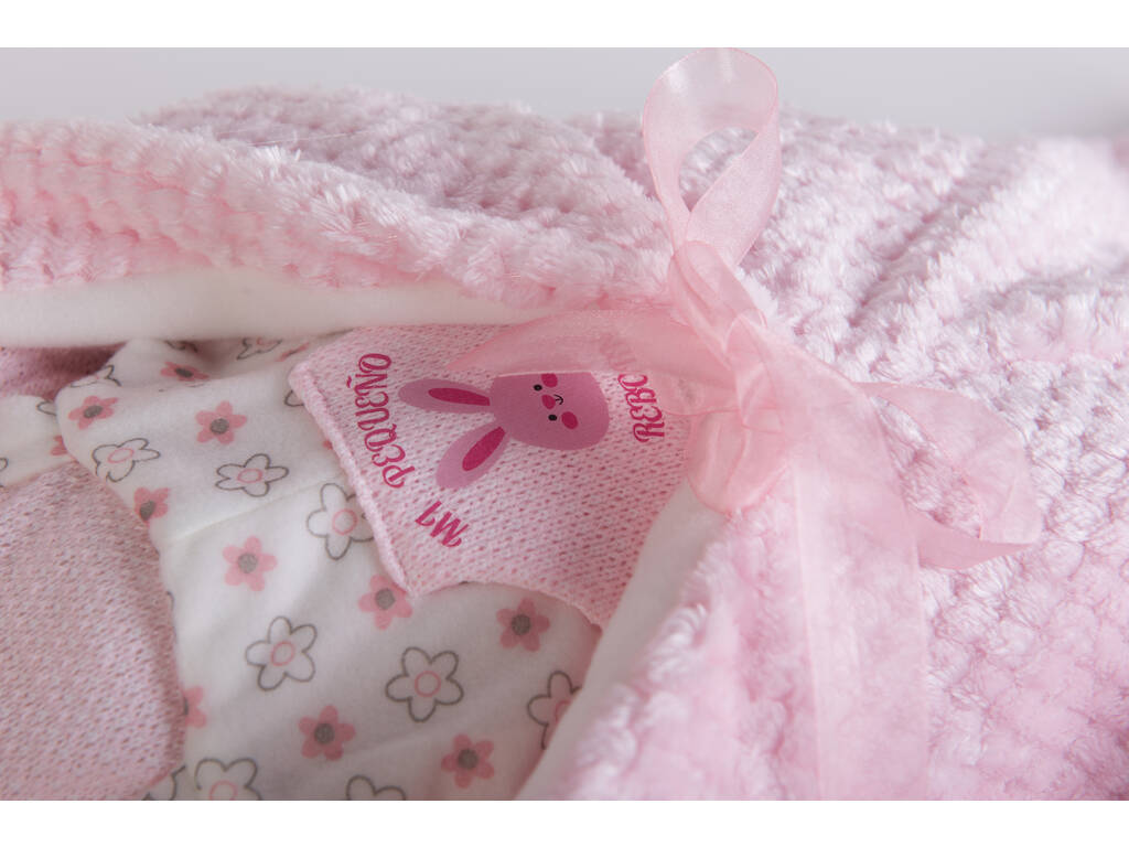 Poupée Mon Petit Reborn Chauve 45 cm. Rose Petites Oreilles Berbesa 4554