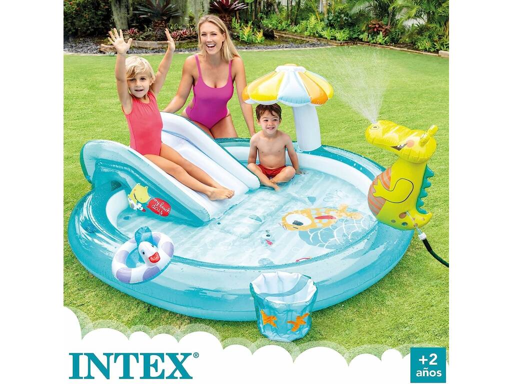 Gator Play Center con Accessori 201x170x84 cm Intex 57165 