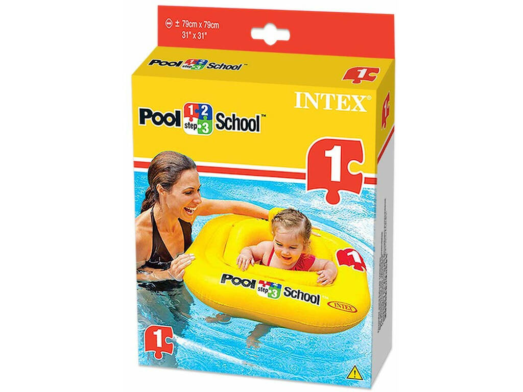Galleggiante Pool School Deluxe Baby 79x79 cm. Intex 56587