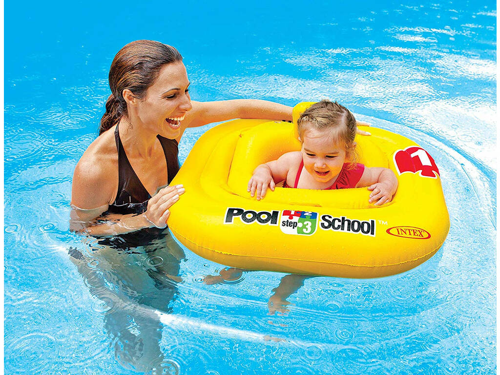 Galleggiante Pool School Deluxe Baby 79x79 cm. Intex 56587