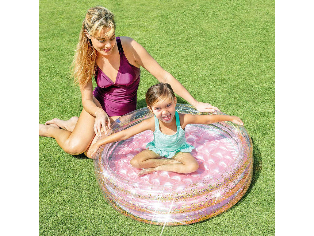 Piscina Gonfiabile Mini Glitter 86x25 cm. Intex 57103