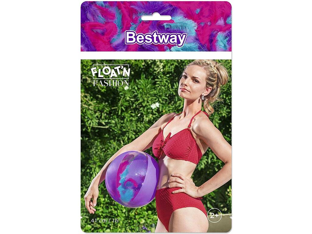 Palla Gonfiabile 41 cm. Piume Flirty Bestway 31051