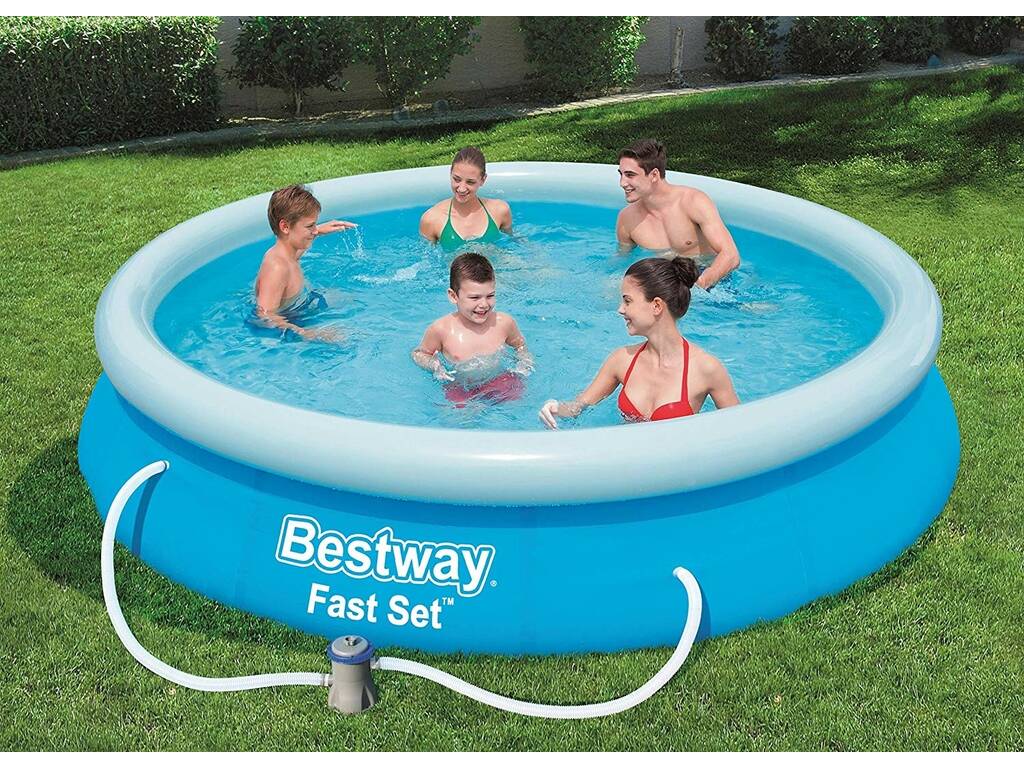 Piscina Smontabile Fast Set Anello Gonfiabile 366x76 cm. Bestway 57274